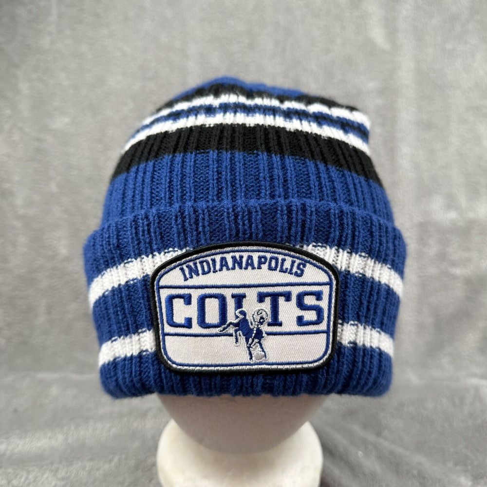 Indianapolis Colts '47 Cuffed Beanie Unisex One Size Retro Logo Blue Hat Winter